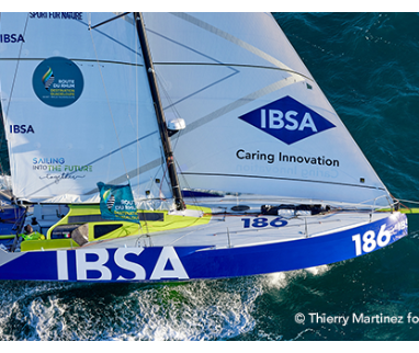 La Route du Rhum destination Guadeloupe est en route : IBSA démarre avec son Class40 piloté par Alberto Bona