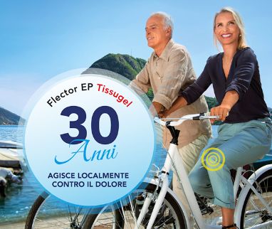 Flector EP Tissugel®, il plaster antidolorifico ad azione locale compie 30 anni 