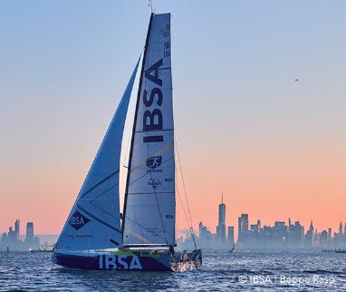 Départ de la Transat Québec-Saint-Malo, la dernière transatlantique pour le Class40 IBSA, retour en Europe