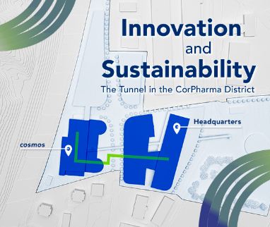 Innovation und Nachhaltigkeit: Der IBSA-Logistiktunnel im Industriebezirk CorPharma